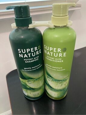 NEW Super Nature Potent Aloe Shampoo & Conditioner jumbo set